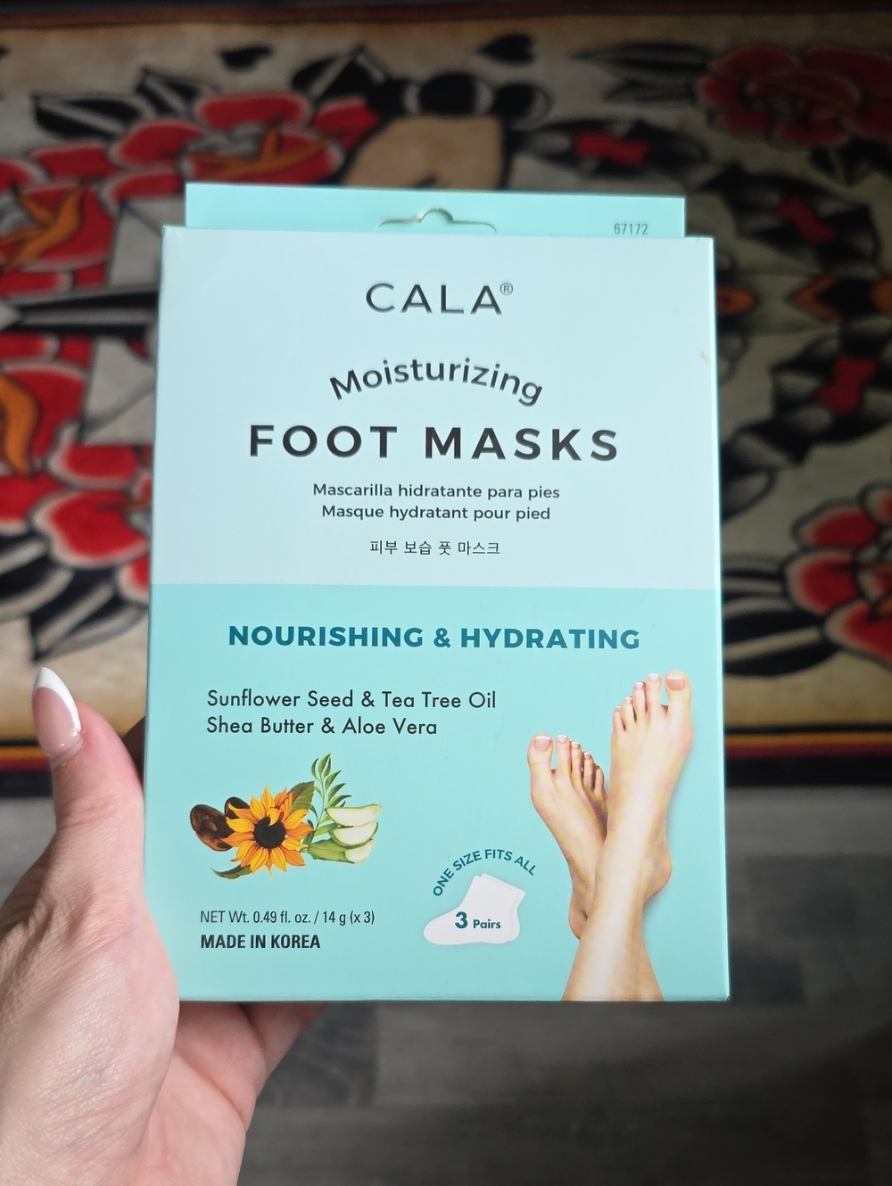 Moisturizing Foot Masks - Nourishing & Hydrating (Light Aqua)